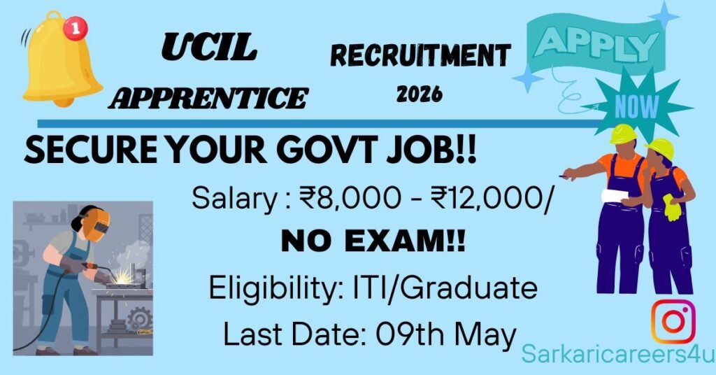 UCIL Apprentice Recruitment 2016