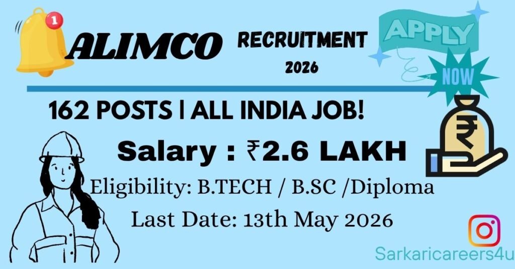 ALIMCO Recruitment 2026
