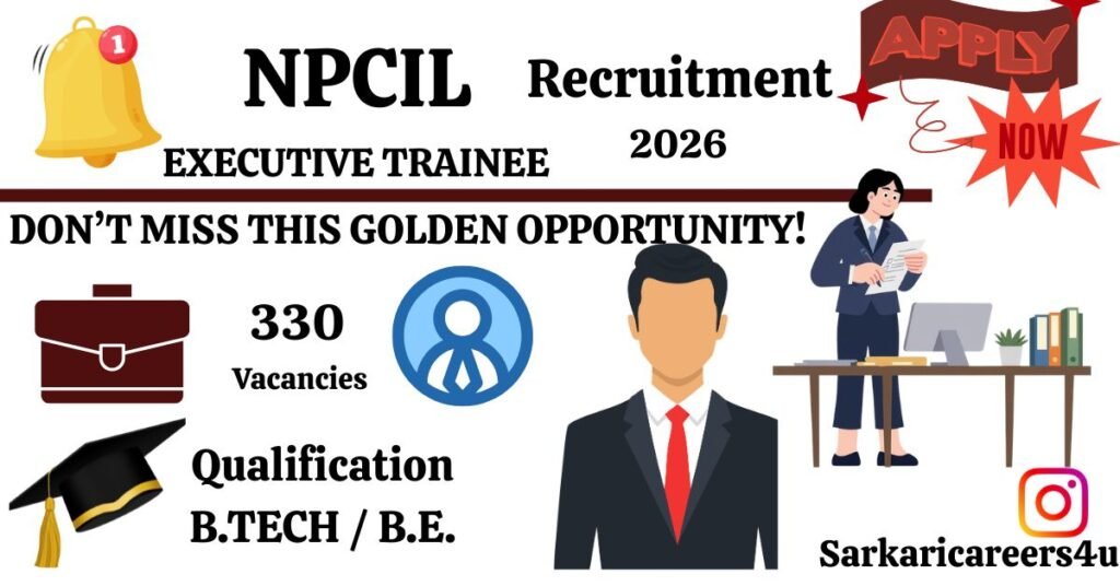 NPCIL Executive Trainee Recruitment 2026