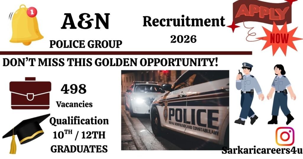 A&N Police Group Recruitment 2026