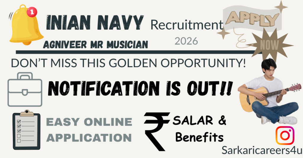 Indian Navy Agniveer MR-Musician Recruitment 2026