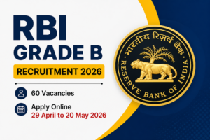 RBI Grade B Officer recruitment 2026