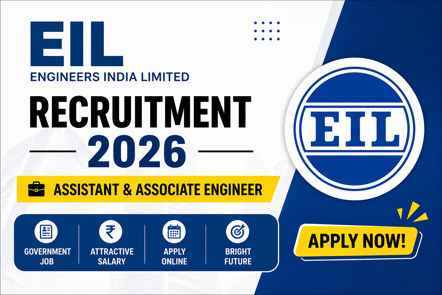 EIL Assistant / Associate Engineer Recruitment 2026