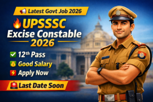UPSSC Excise Constable Recruitment 2026