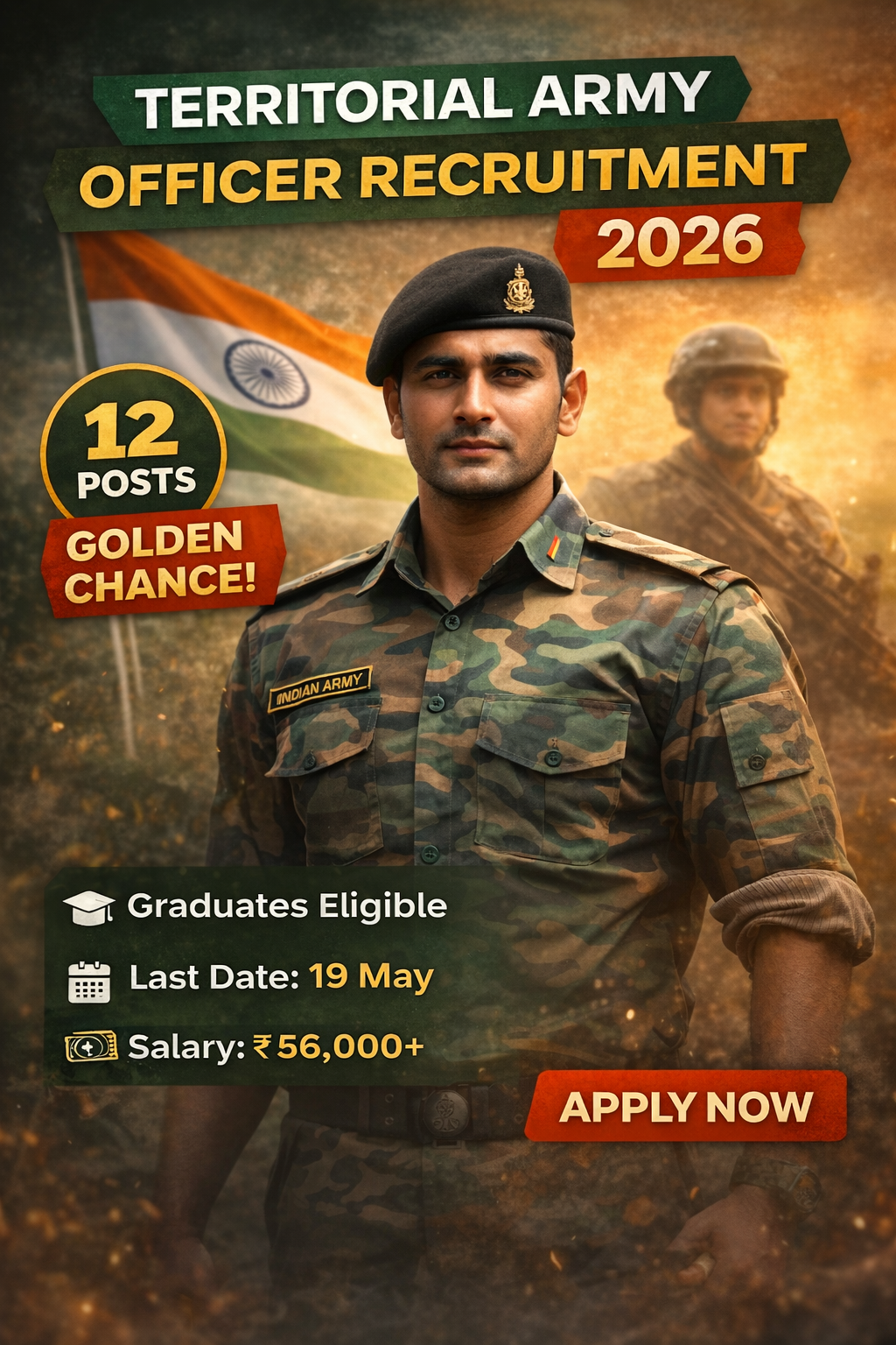 Territorial Army Officer Recruitment 2026