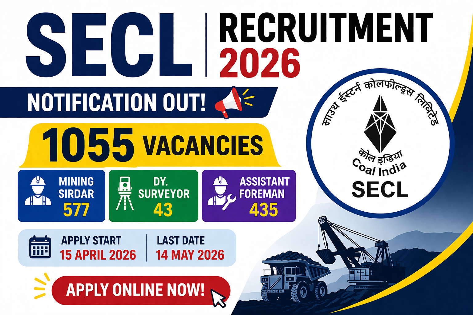 SECL Recruitment 2026