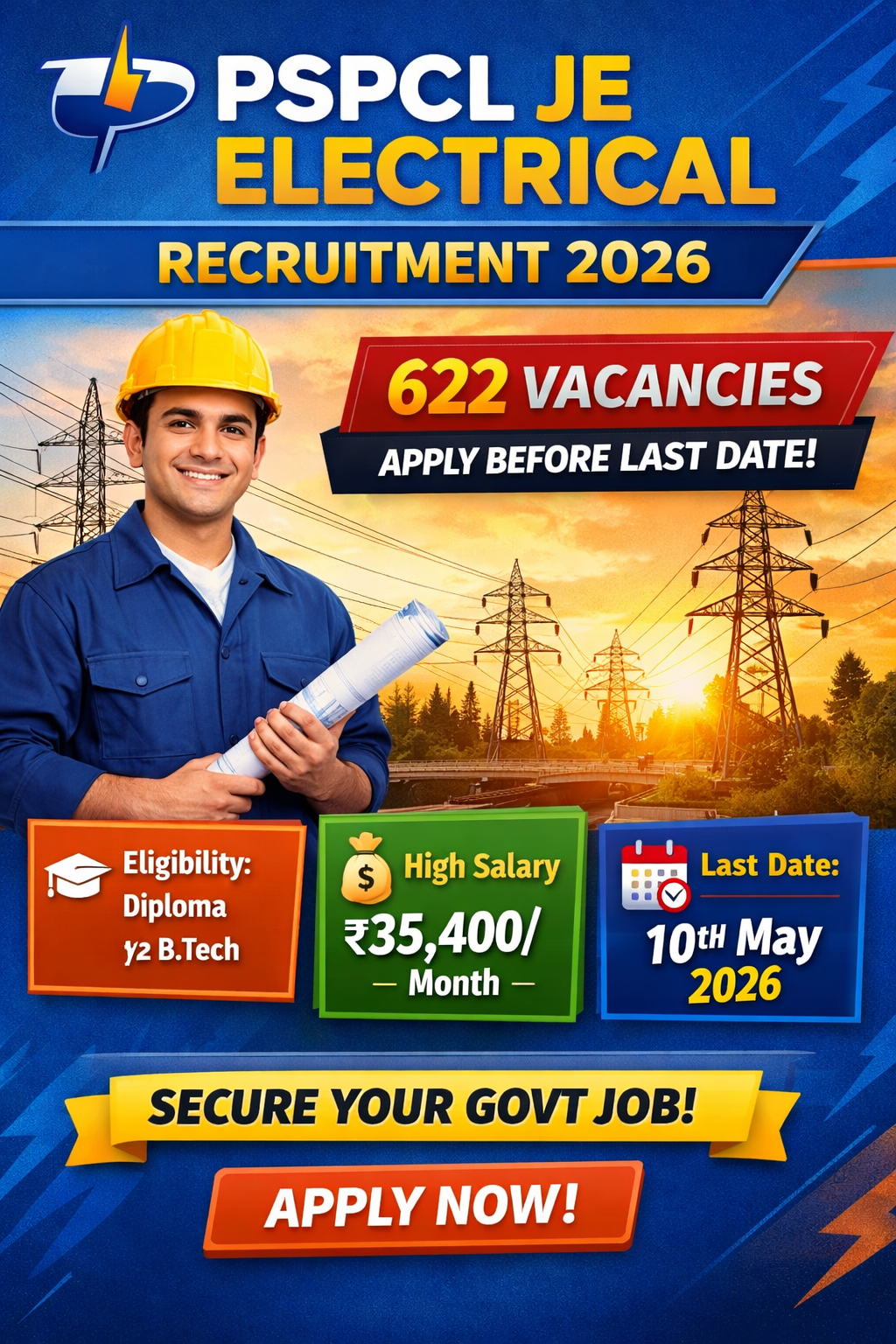 PSPCL JE Electrical Recruitment 2026