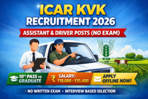 ICAR KVK Recruitment 2026