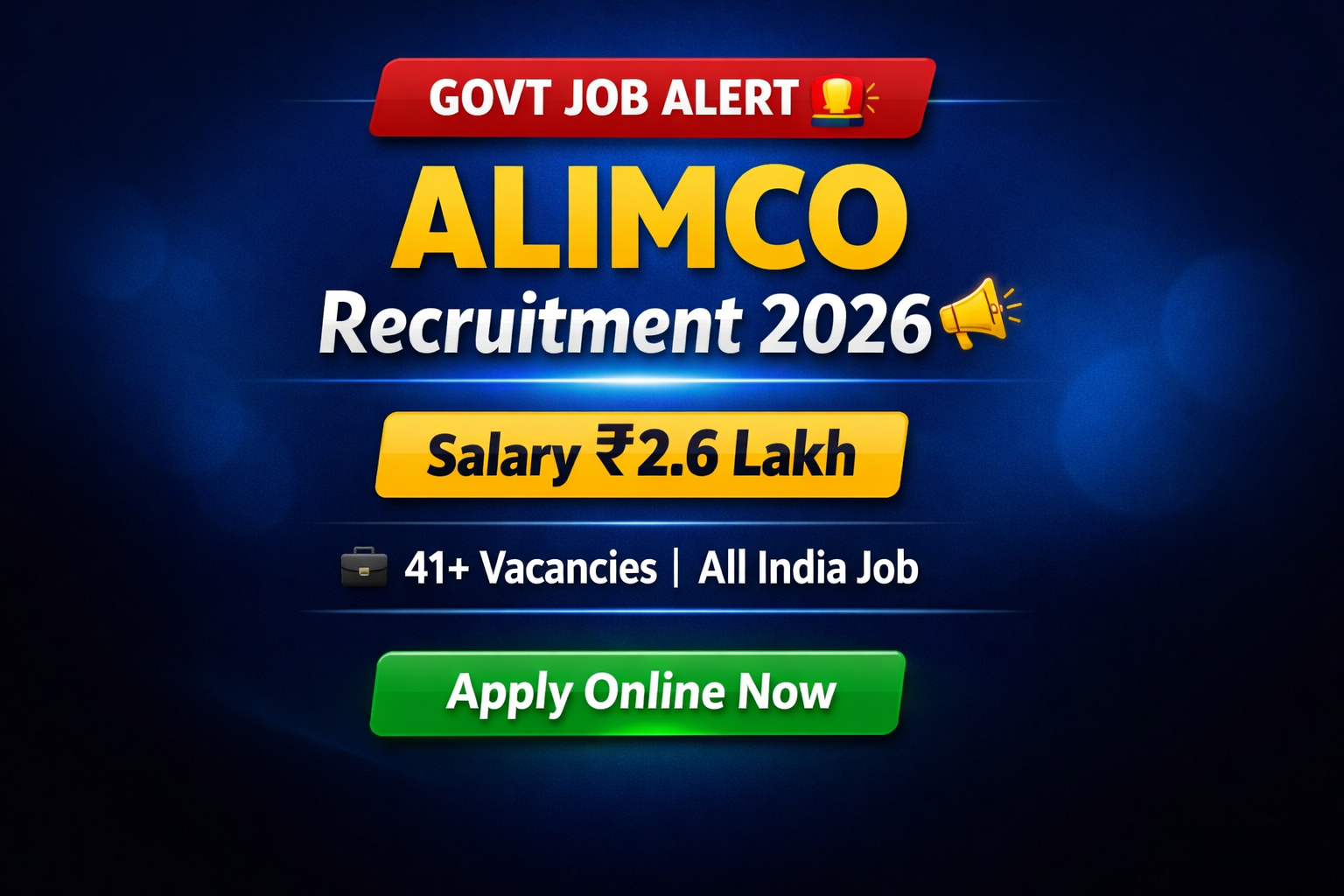 ALIMCO Recruitment 2026