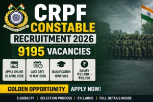 CRPF Constable Recruitment 2026