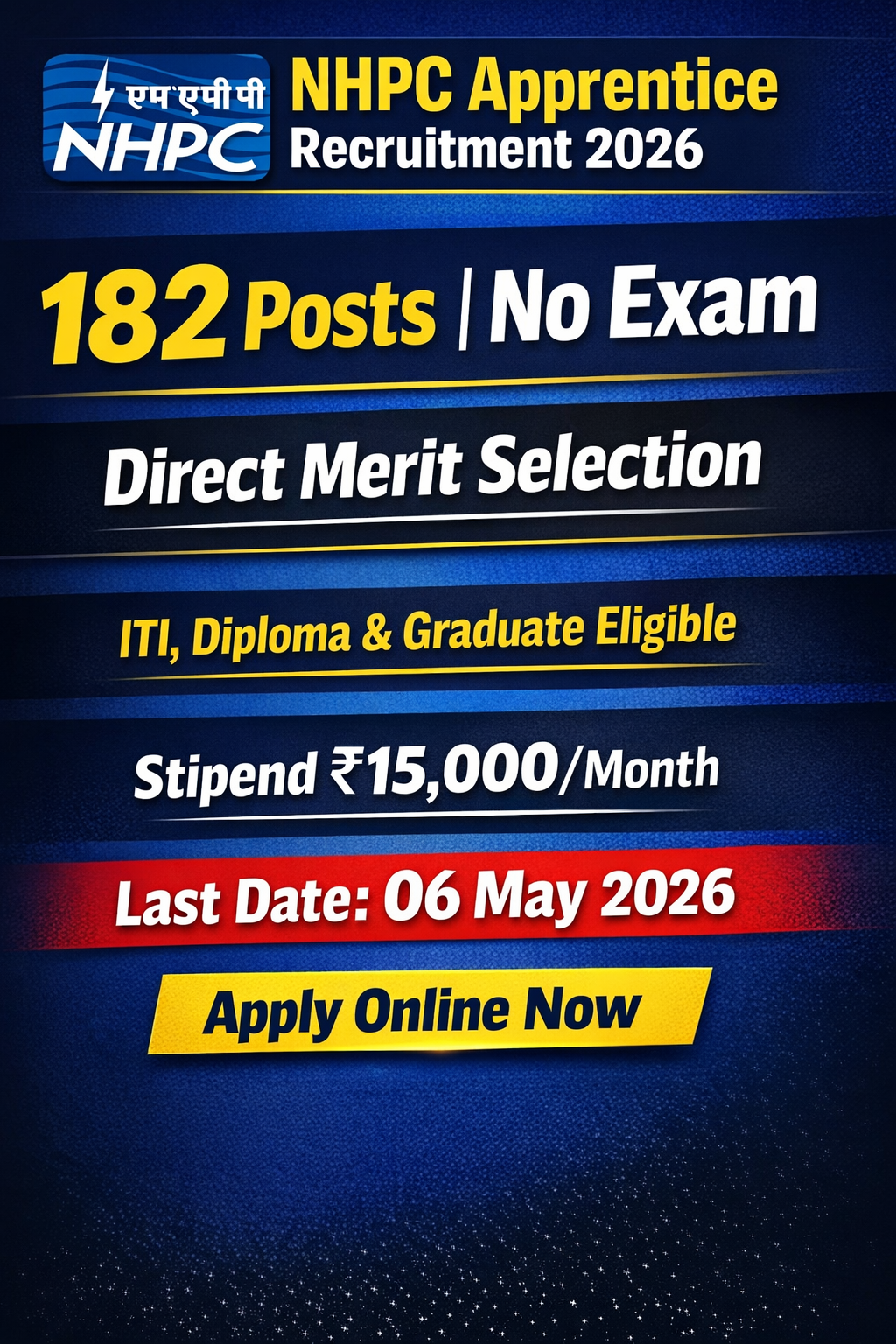 NHPC Apprentice Recruitment 2026