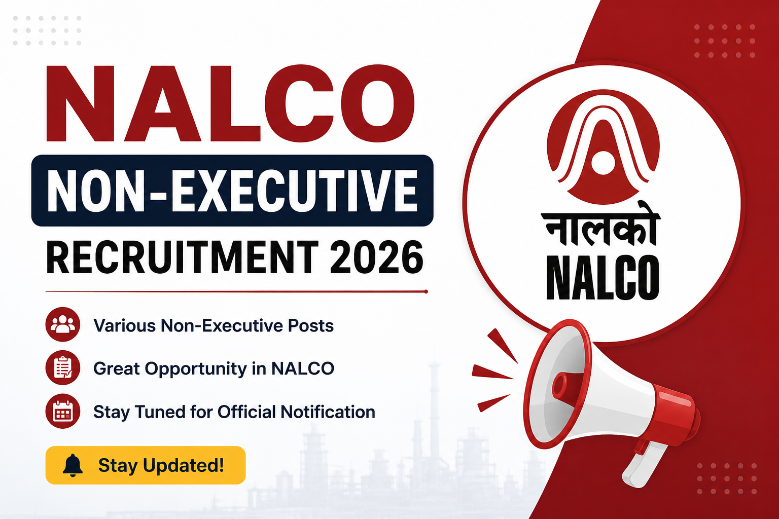 NALCO Non Executive Recruitment 2026