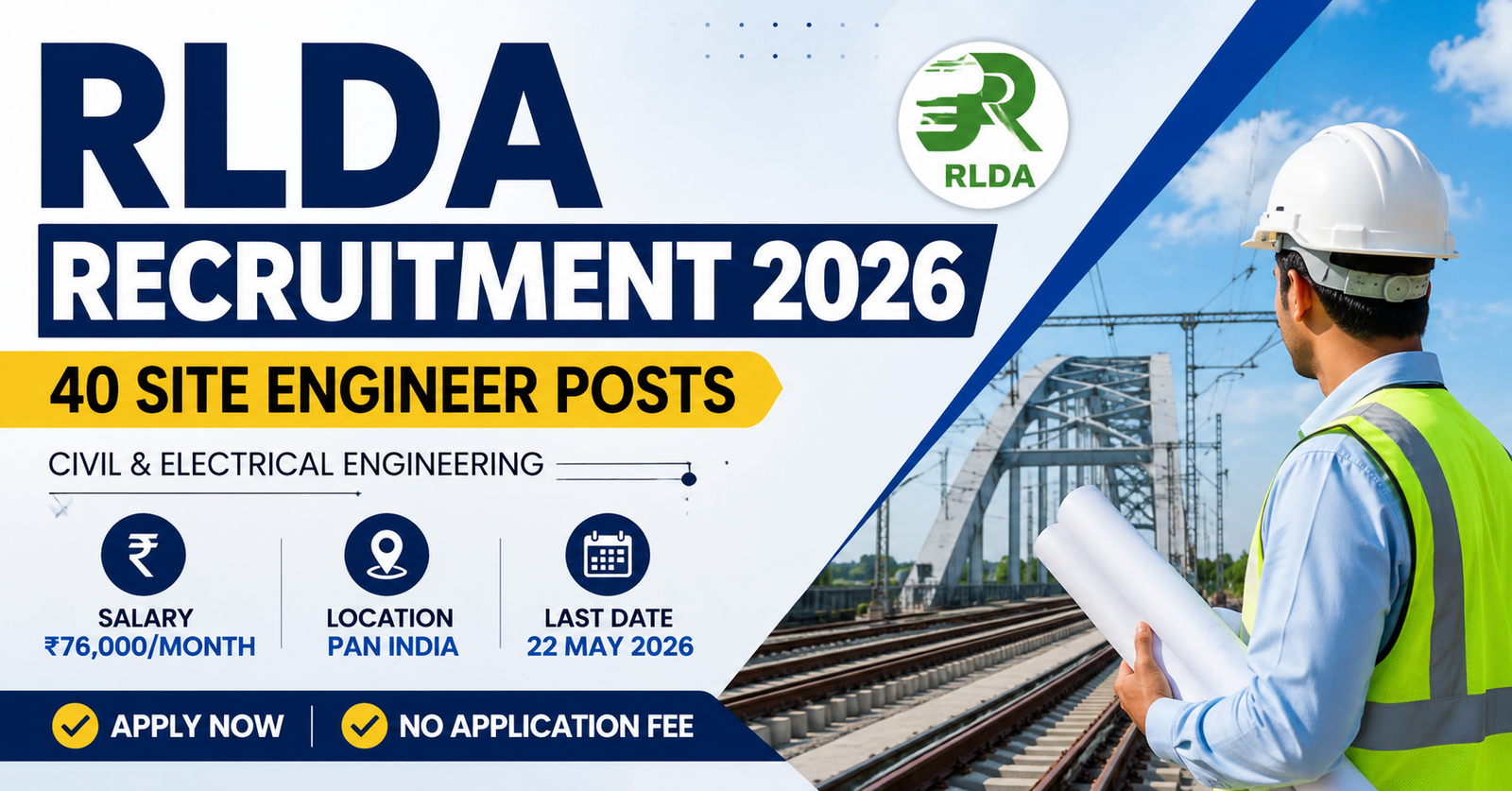 RLDA Site Engineer Recruitment 2026