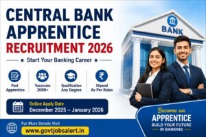 Central Bank Apprentice Recruitment 2026