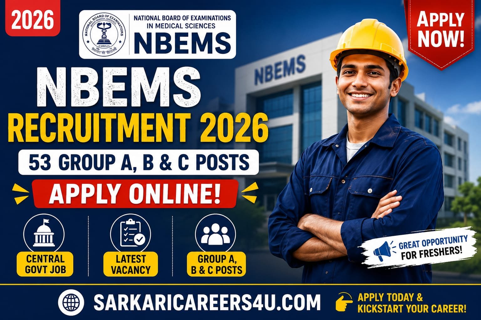 NBEMS Recruitment 2026