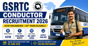 GSRTC Conductor Recruitment 2026