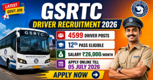 GSRTC Driver Recruitment 2026