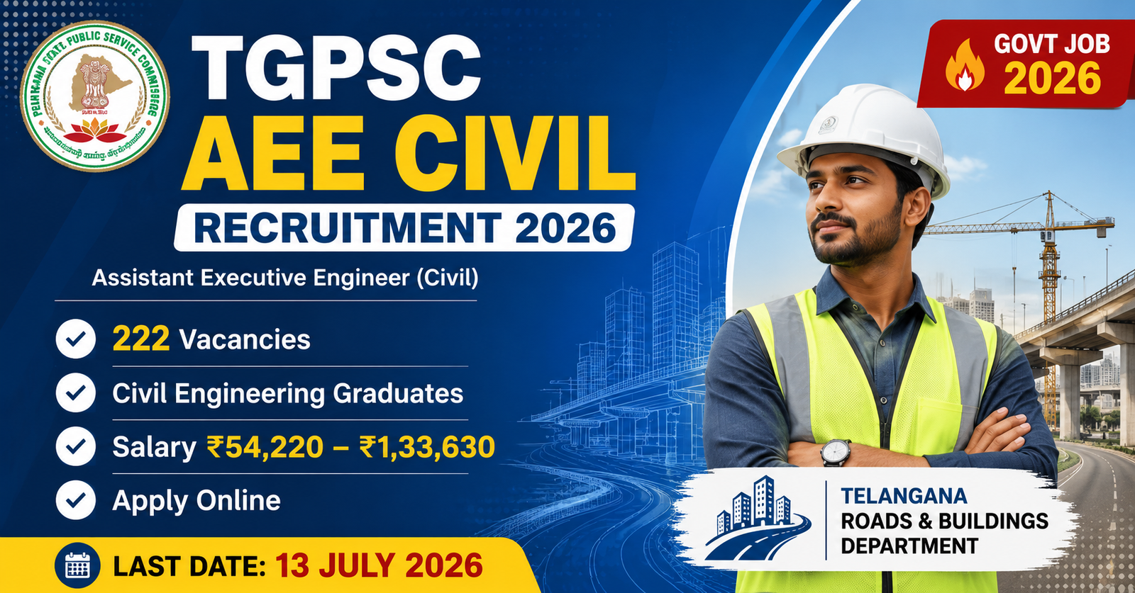 TGPSC AEE Civil Recruitment 2026