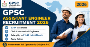 GPSC Assistant Engineer Recruitment 2026